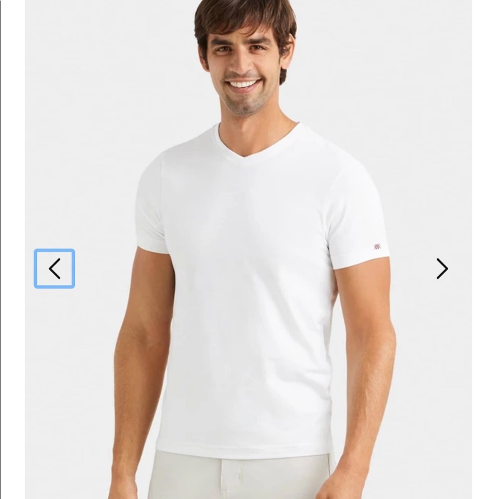 Rhone Element Tee - V neck - White